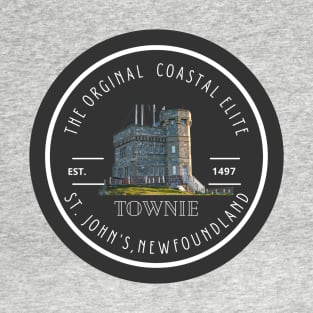 TOWNIE T-Shirt, The Original Coastal Elite ST JOHNS NEWFOUNDLAND T-Shirt